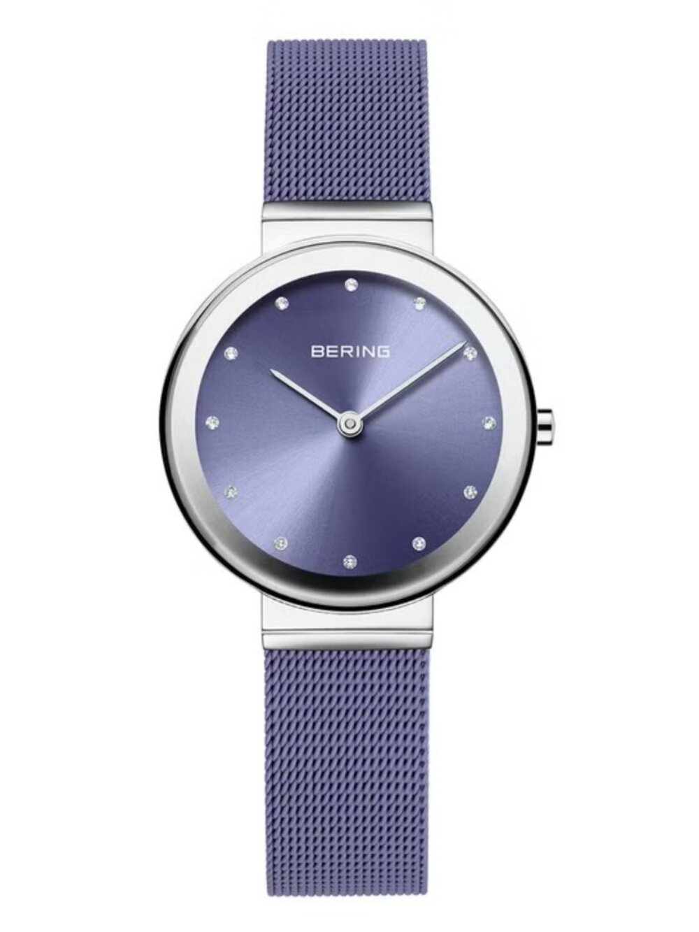 Bering Classic 10131-909 Lavender Mesh Watch New Box & Papers